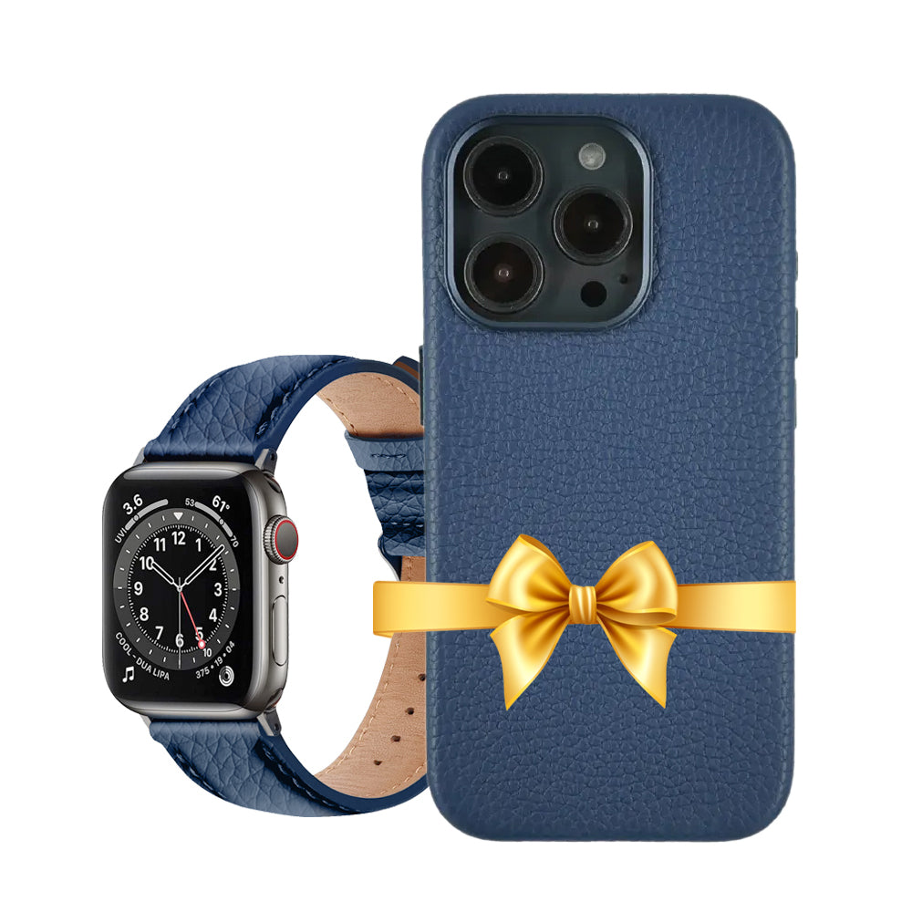 Amur Bundle pack for iPhone 15 Series Case & Apple Watch Strap 42/44/45/49MM -Orange