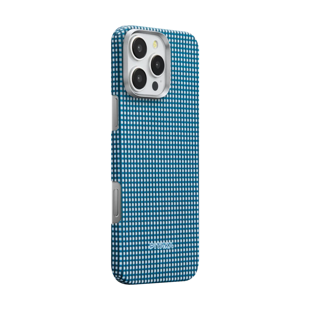Pitaka Classic Ultra-Slim Case for iPhone 16 Series-Blue