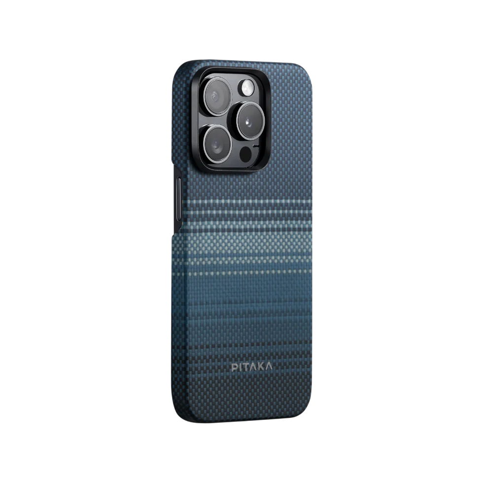 Pitaka Tactile Woven Case for iPhone 15 Series - Moonrise