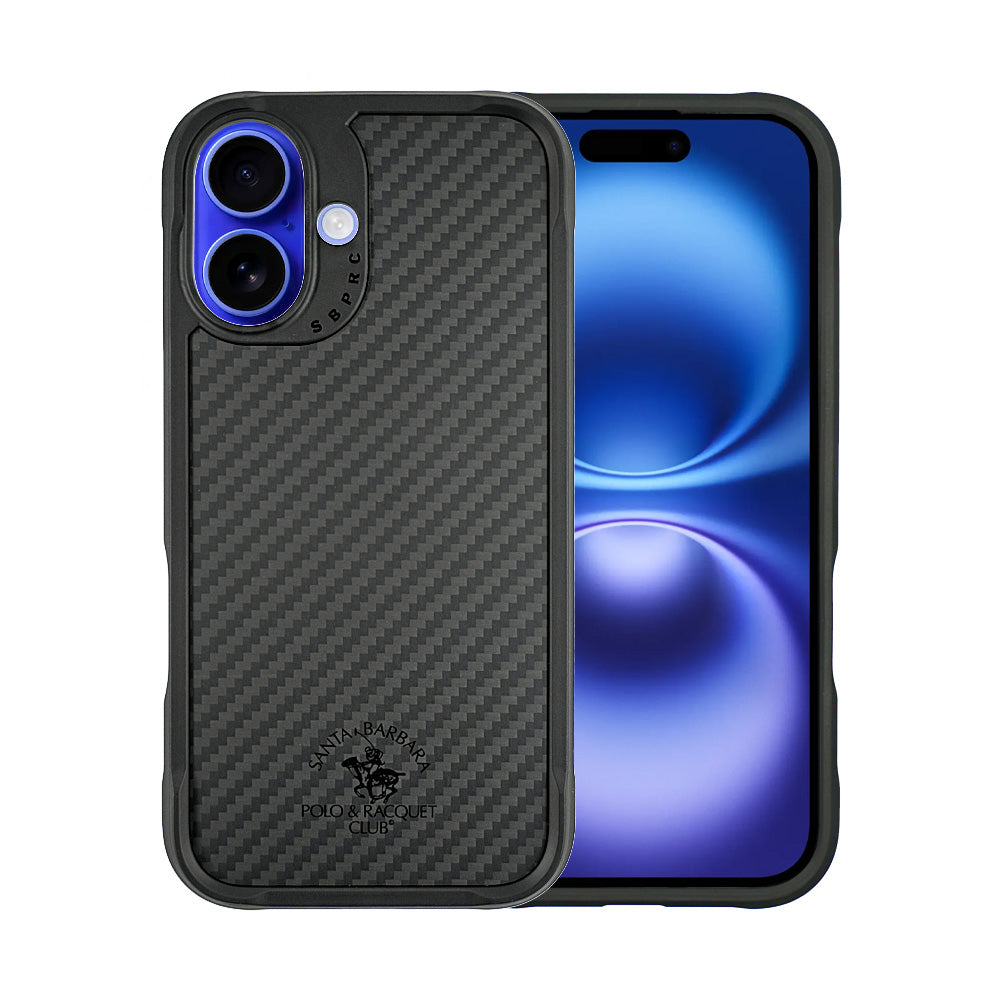 Santa Barbara Polo & Racquet Club Elvis Series Case for iPhone 16 Plus - Black