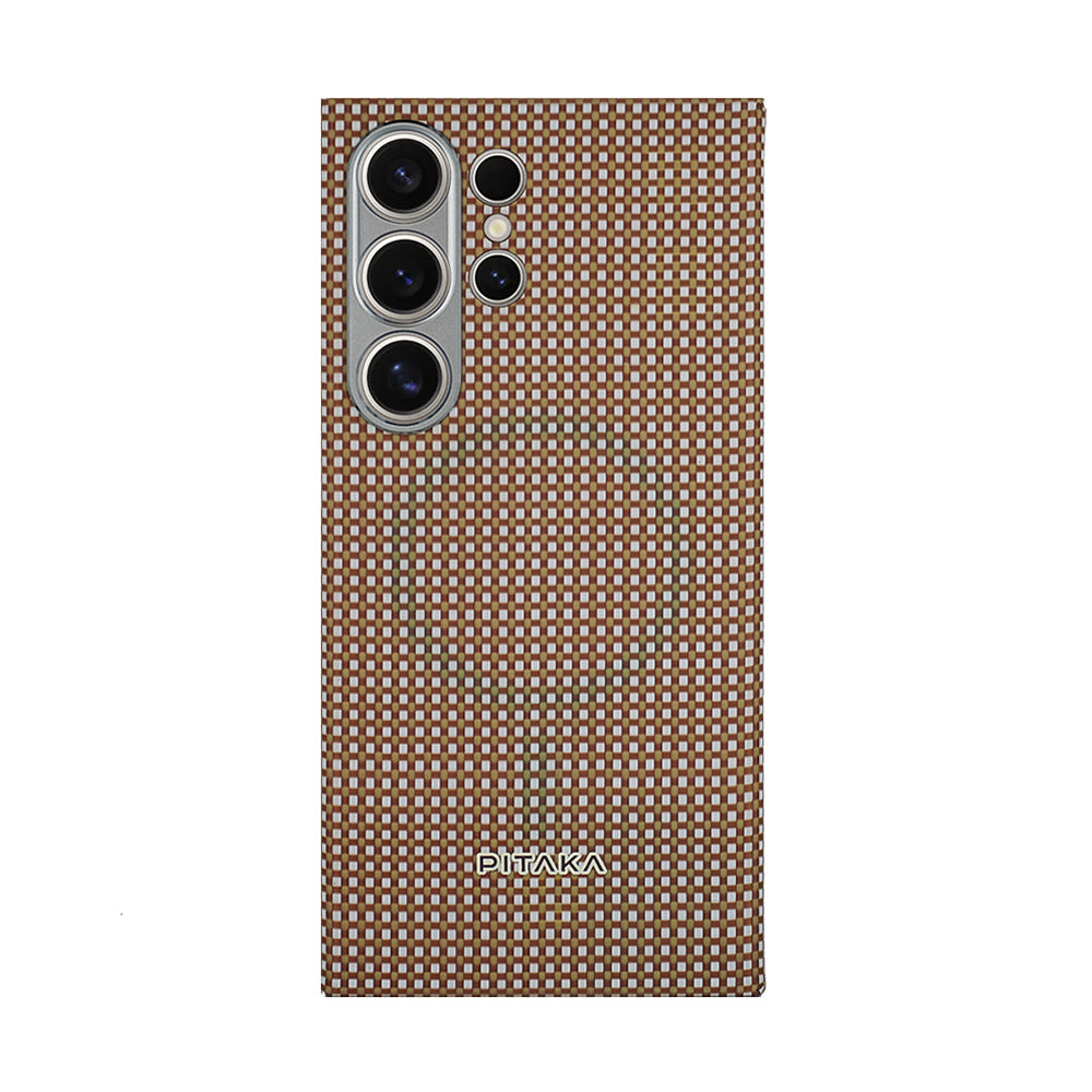 Aramid Fiber MagEZ Case 5 for S24 Ultra -Bonfire