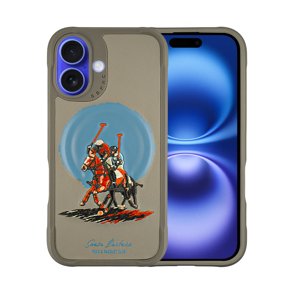 Santa Barbara Polo & Racquet Club Aubrey Series Case for iPhone 16 Plus - Gray