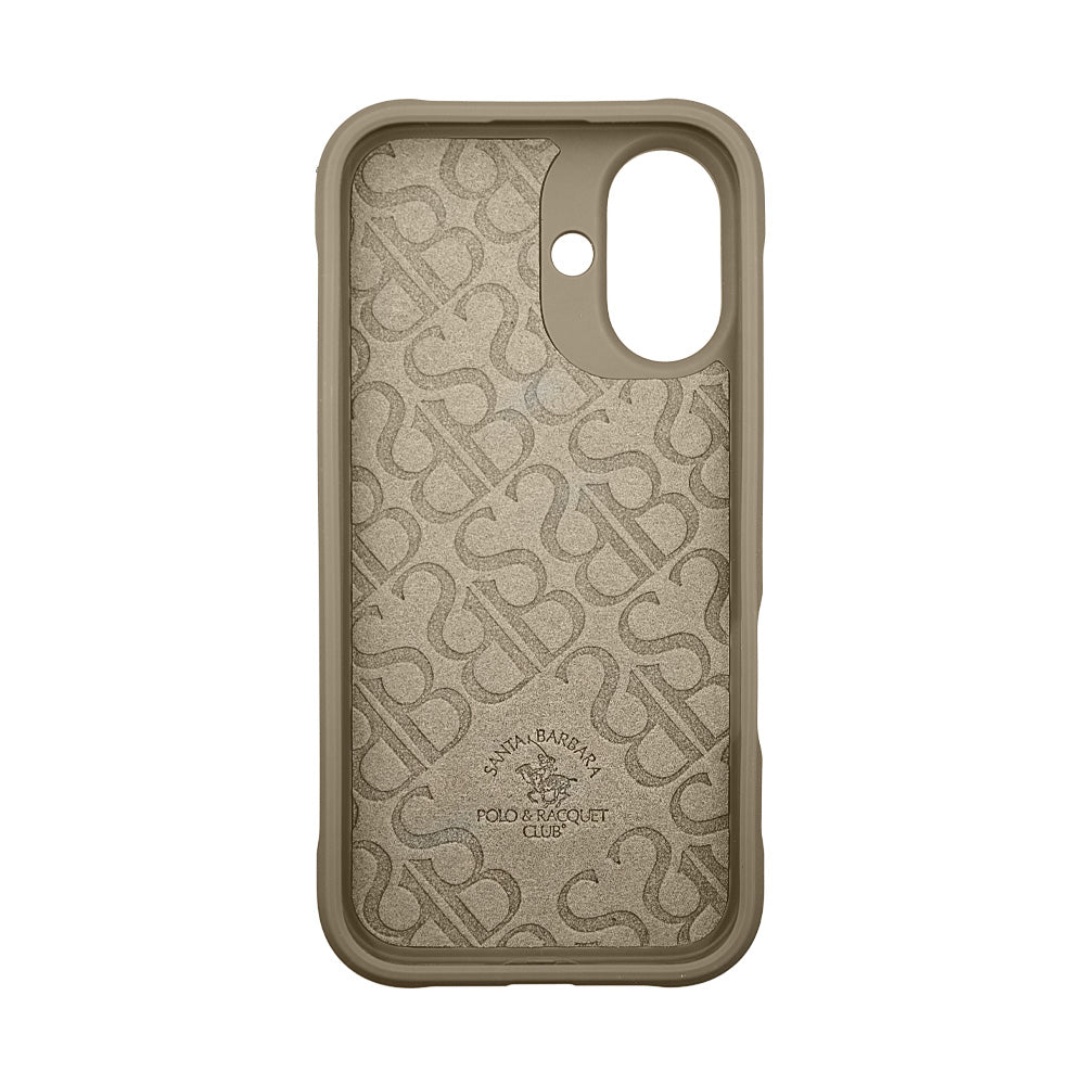 Santa Barbara Polo & Racquet Club Knight Series Case for iPhone 16 Plus - Gray