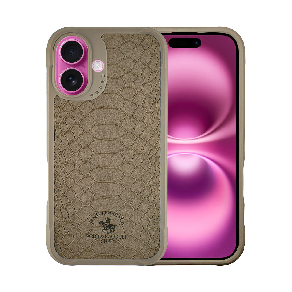 Santa Barbara Polo & Racquet Club Knight Series Case for iPhone 16 Plus - Gray