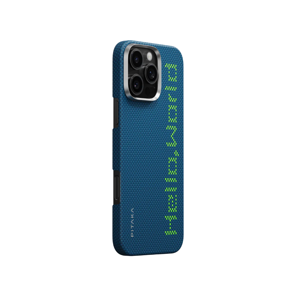 Pitaka Tactile Woven Case for iPhone 16 Series - Hello World