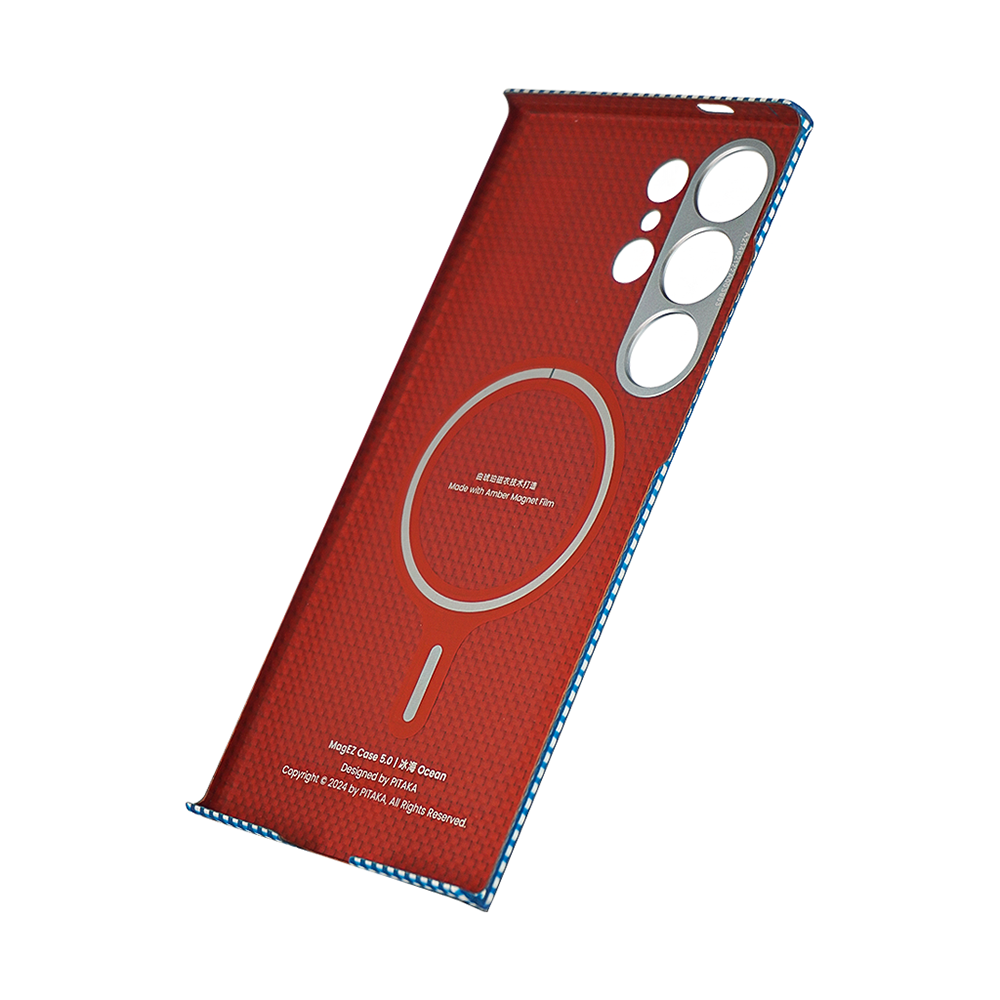 Aramid Fiber MagEZ Case 5 for S24 Ultra -Ocean