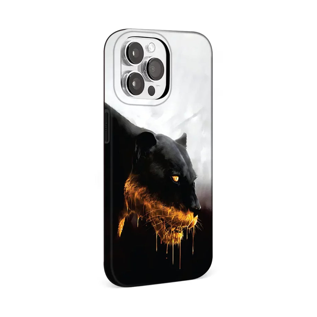 Le Prius Wild Series IMD Printed Case for iPhone 15 Series - Jaguar