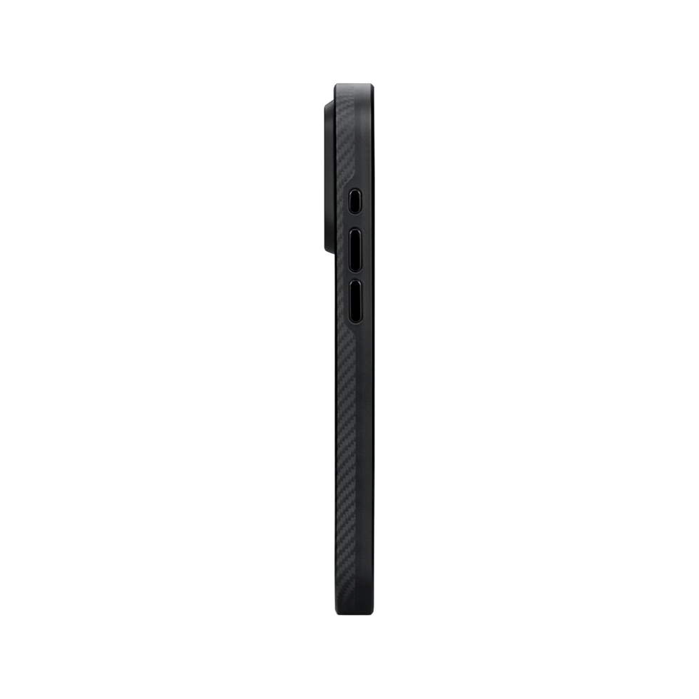 Pitaka Tactile Woven Case for iPhone 15 Series 1500D - Black/Gray