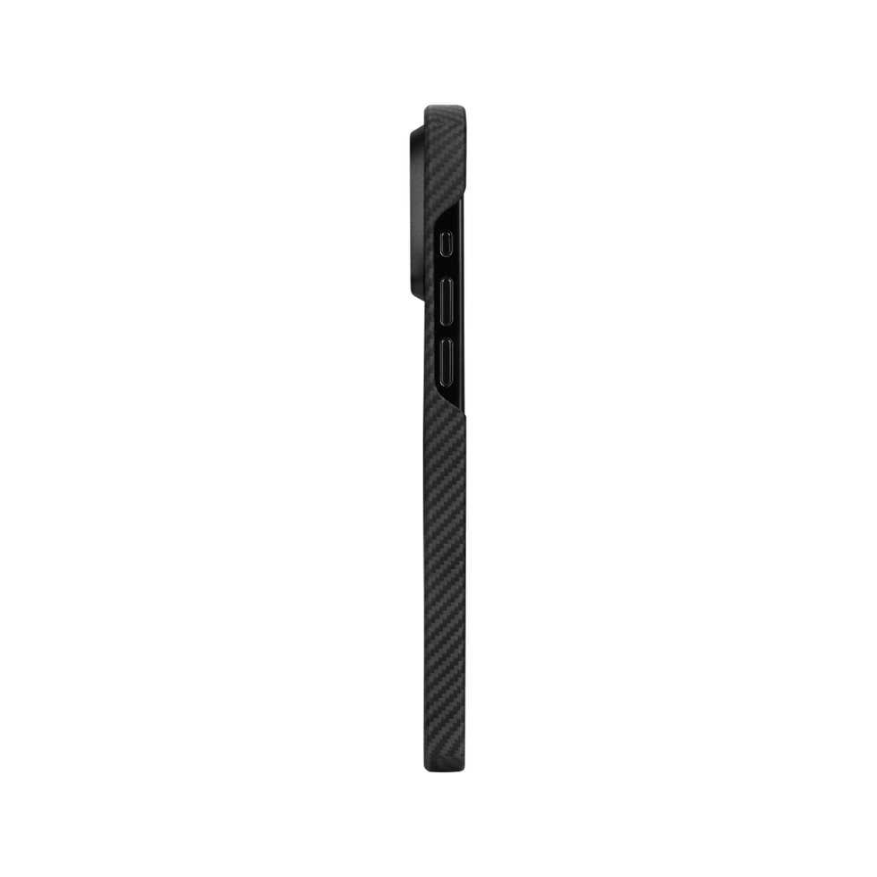 Pitaka Tactile Woven Case for iPhone 15 Series - Black/Gray