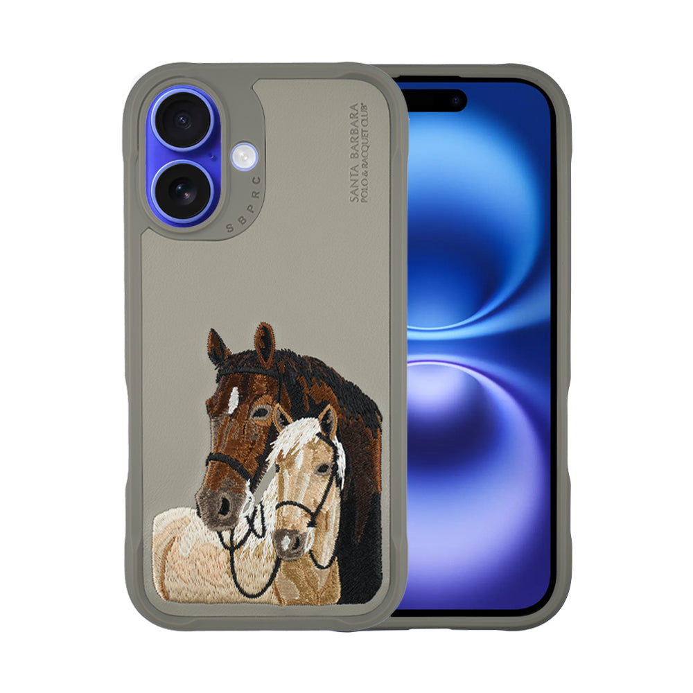 Santa Barbara Polo & Racquet Club Isidore Series Case for iPhone 16 Plus - Gray
