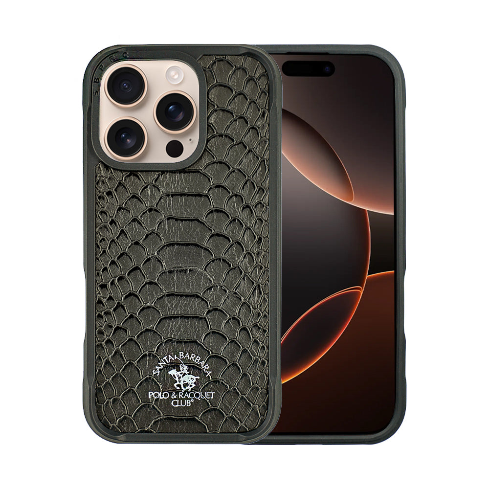 Santa Barbara Polo & Racquet Club Knight Series Case for iPhone 16 Series - Black