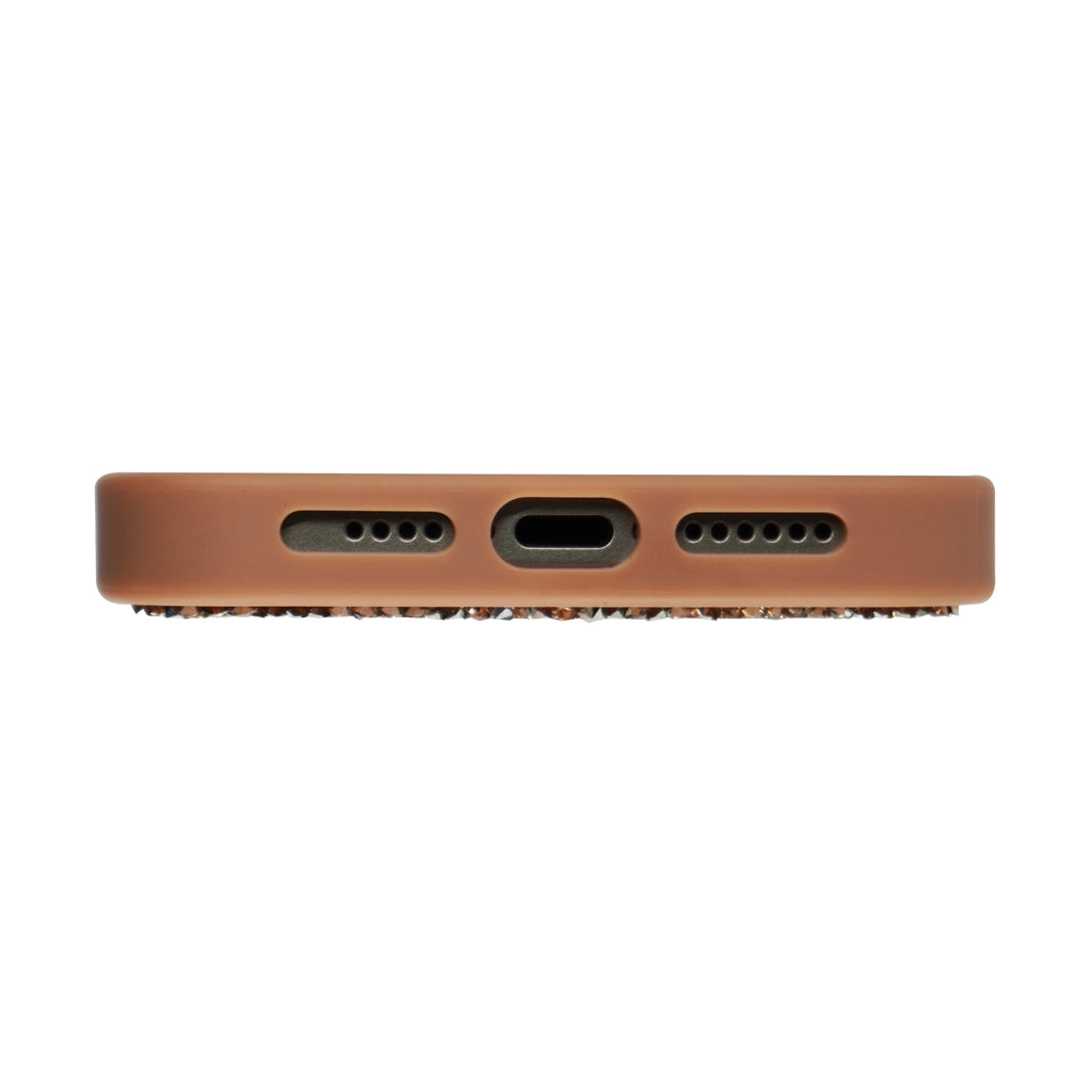 Crystal Studded Phone Case for iPhone 15 pro Max -Rose Gold