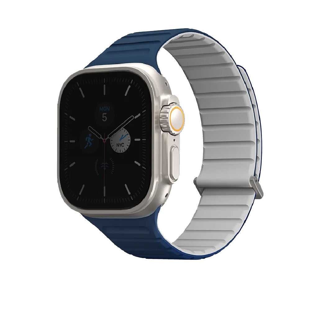 Uniq Revix Evo Reversible Magnetic Apple Watch Strap 49/45/44/42MM – Soft Mint / beige