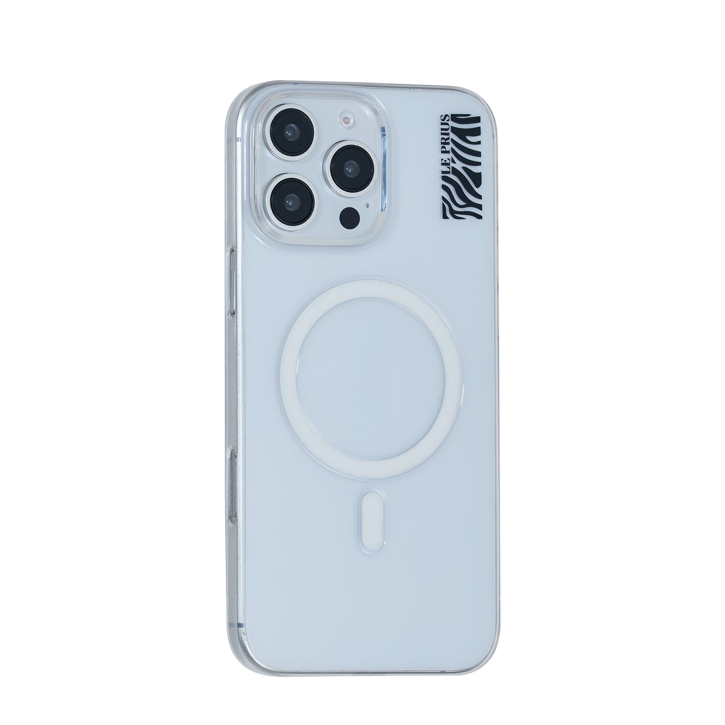 Le Prius Ragdoll Clear Case For iPhone 16 Series - Black