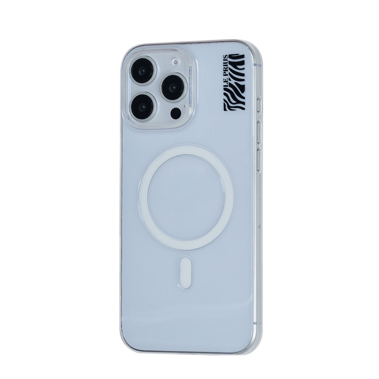 Le Prius Ragdoll Clear Case For iPhone 16 Series - Black