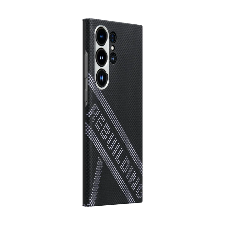 Pitaka Rebuilding Tactile Woven Case for Samsung Galaxy S24 Ultra - Black