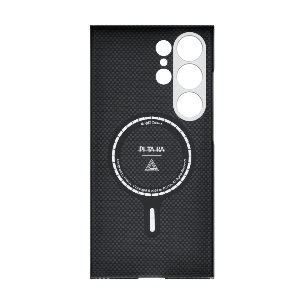 Pitaka Rebuilding Tactile Woven Case for Samsung Galaxy S24 Ultra - Black