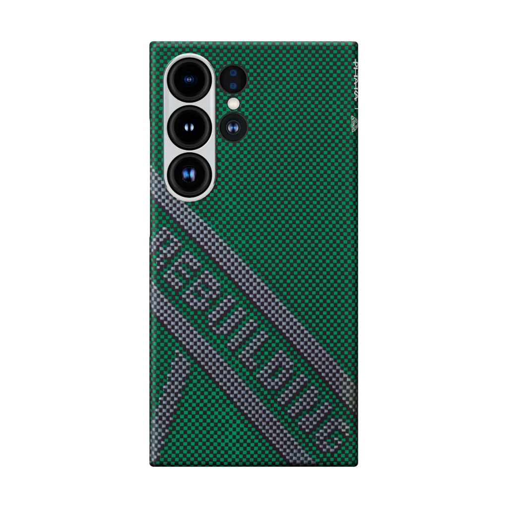 Pitaka Rebuilding Tactile Woven Case for Samsung Galaxy S24 Ultra - Green