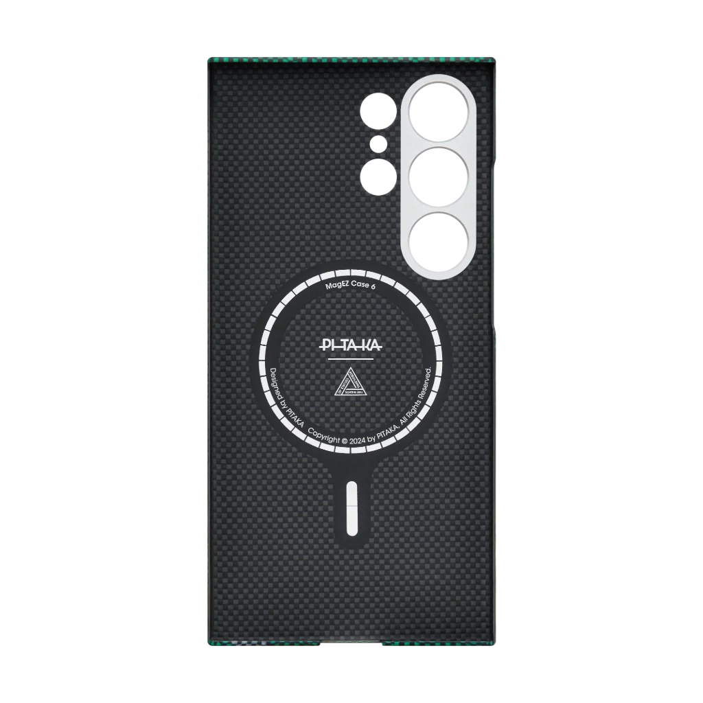 Pitaka Rebuilding Tactile Woven Case for Samsung Galaxy S24 Ultra - Green