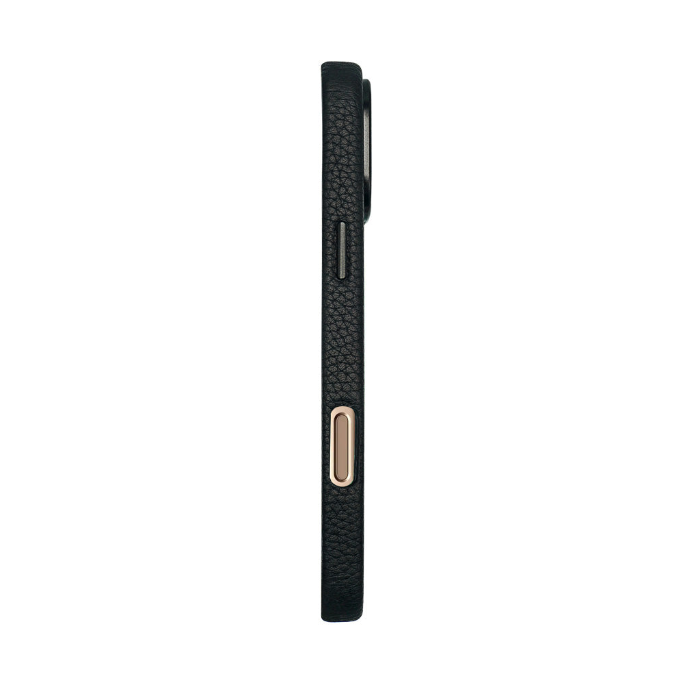 Amur Pro Leather Case For iPhone 16 Series-Green/Black