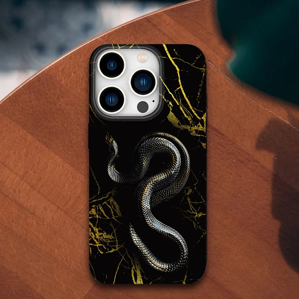 Le Prius Wild Series IMD Printed Case for iPhone 15 Series - Snake