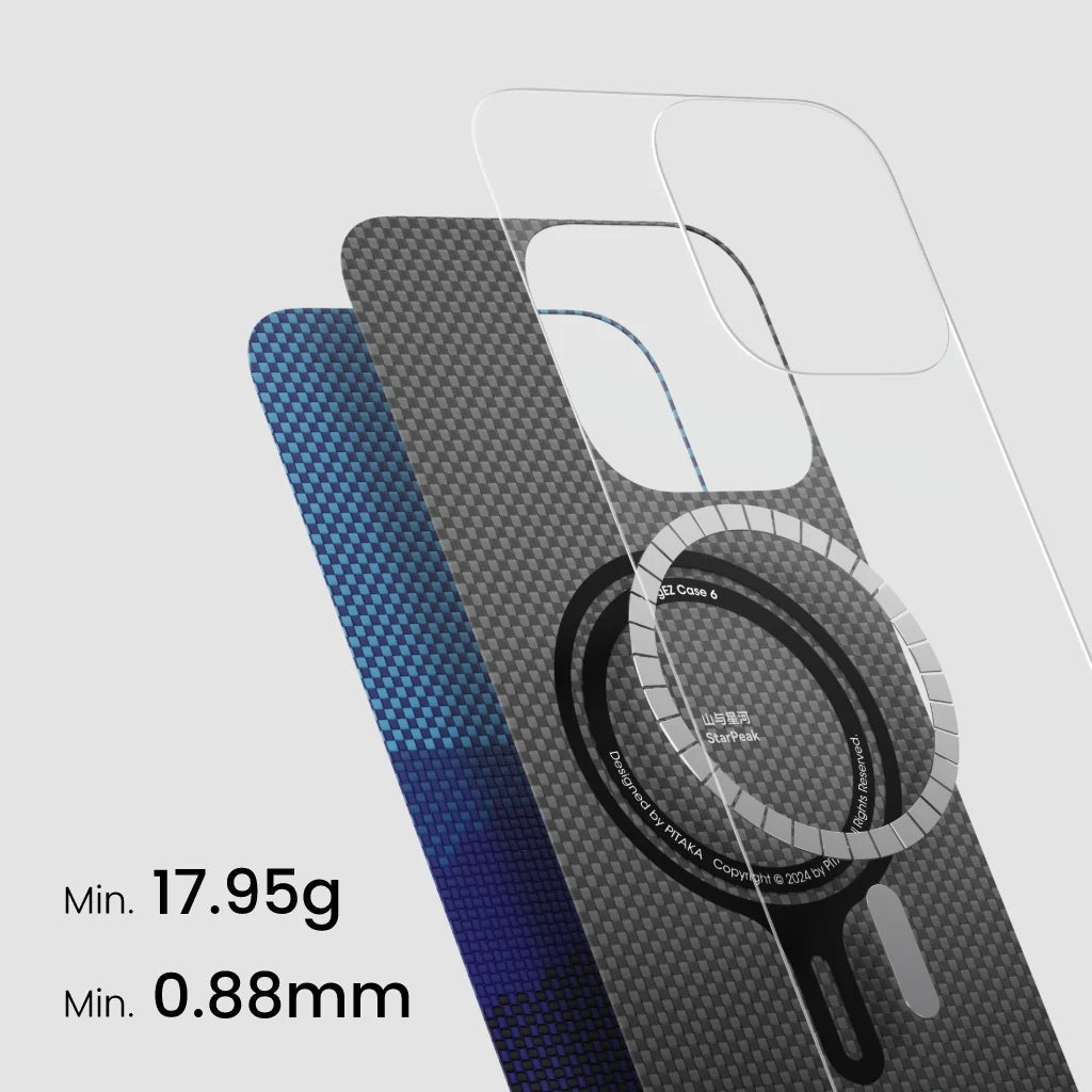 Pitaka StarPeak Tactile Woven Case for iPhone 16 Pro Max - Over The Horizon