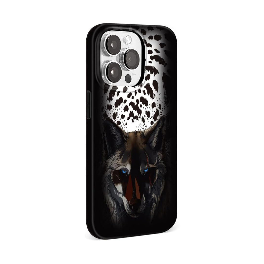 Le Prius Wild Series IMD Printed Case for iPhone 15 Series - Wolf