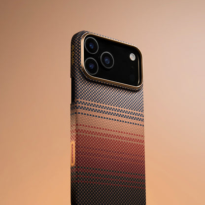 Pitaka Ultra-Slim Case With PitaTap Camera Control for iPhone 17 Series - Sunset