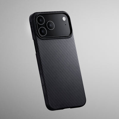 Pitaka Ultra-Slim Case With PitaTap Camera Control for iPhone 17 Series - Black/Gray