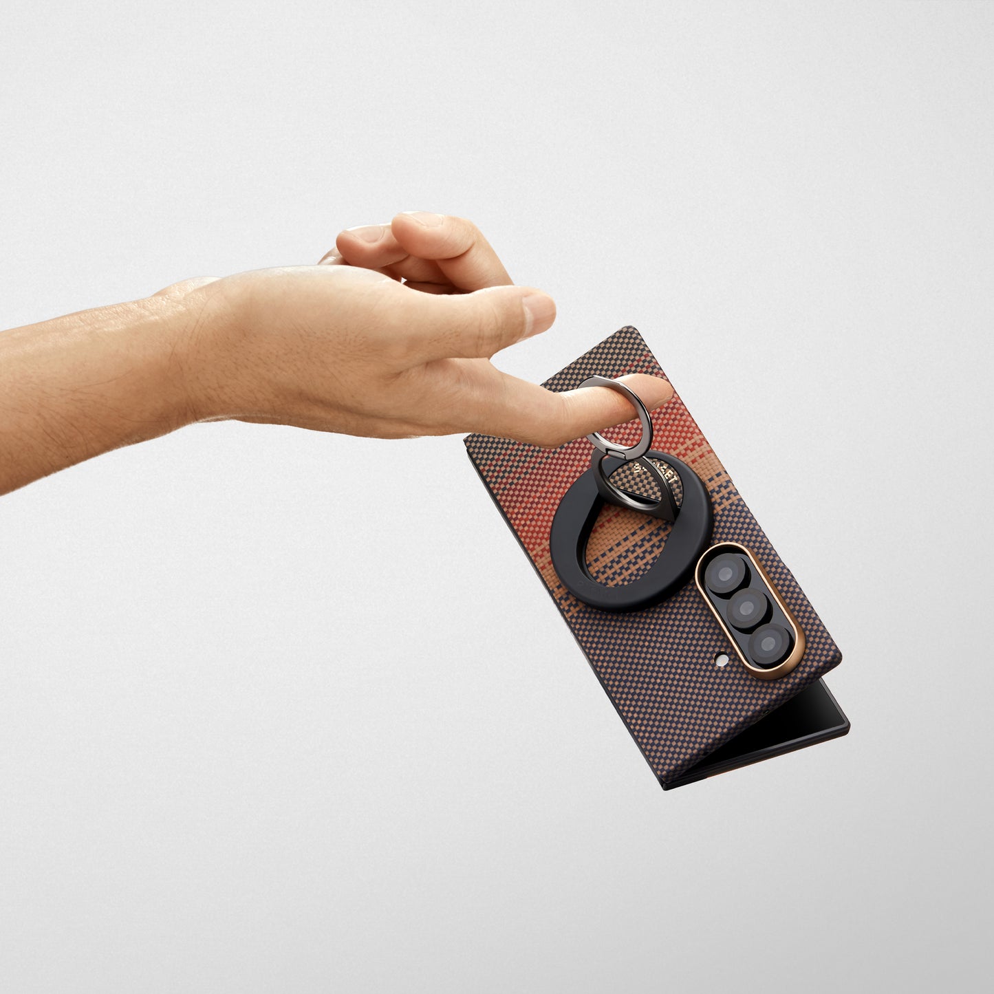 Pitaka Z Fold 7  Fusion  Weaving Case With Ultra-Slim Touch - Sunset