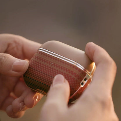 Pitaka Aramid Fiber Case for AirPods Pro 2 - Black/Gray