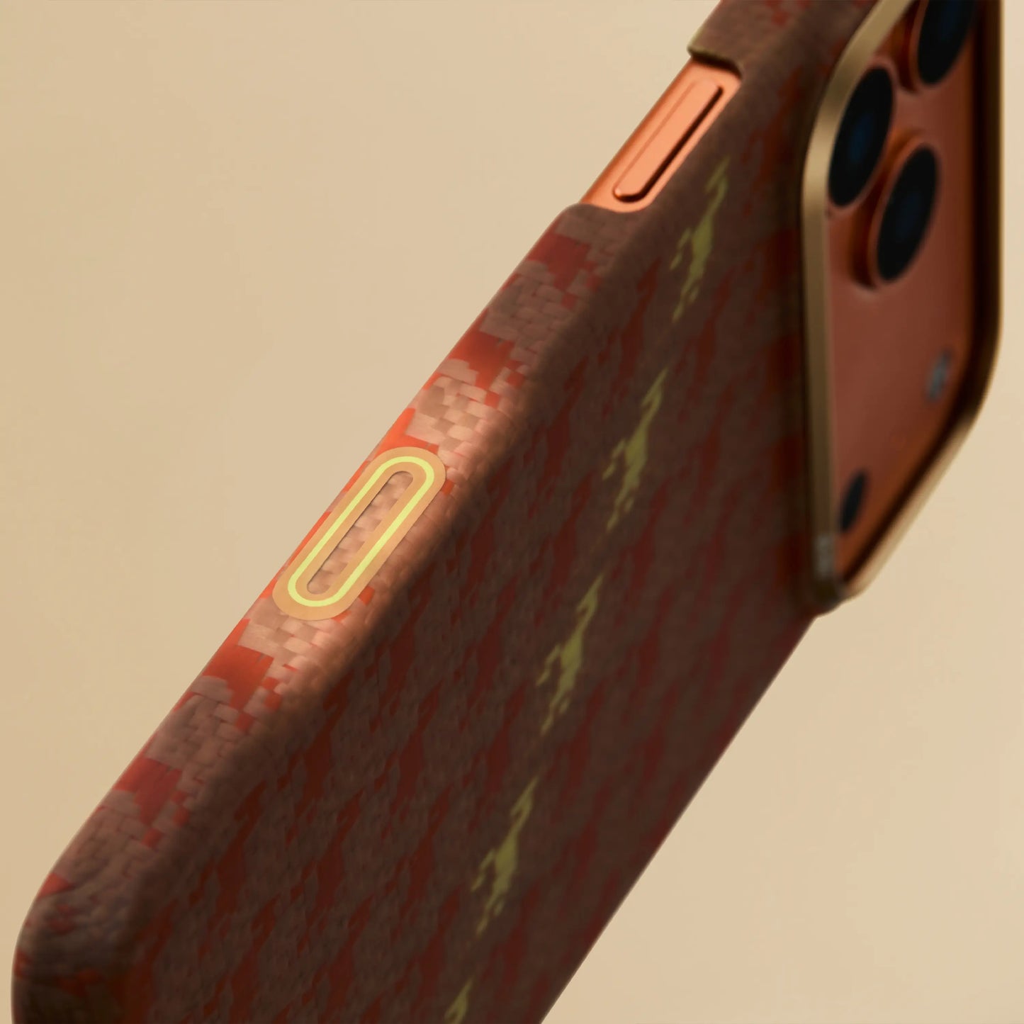 Pitaka Ultra-Slim Case With PitaTap Camera Control for iPhone 17 Series - Amber