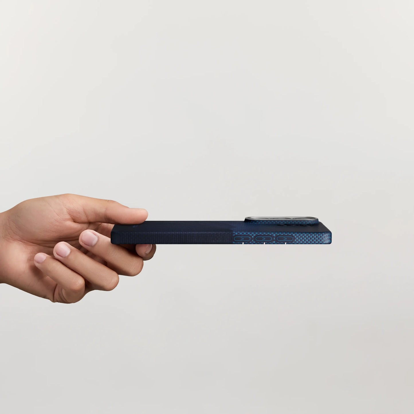 Pitaka Tactile Woven Case With Aaron Button for Samsung S26 Ultra - Over The Horizon