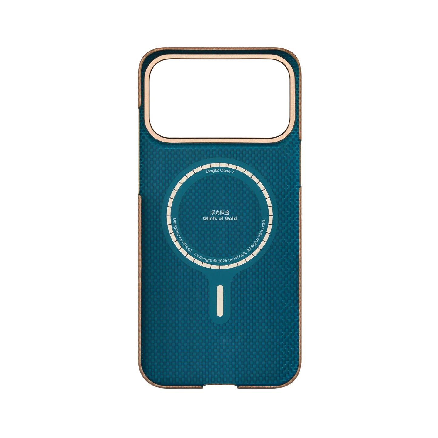 Pitaka Aramid Ultra-Slim Case With PitaTap for iPhone 17 Series - Golden Glint