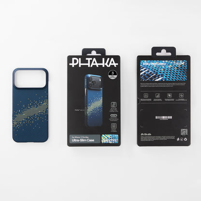 Pitaka Ultra-Slim Case With PitaTap Camera Control for iPhone 17 Series - Milky Way Galaxy