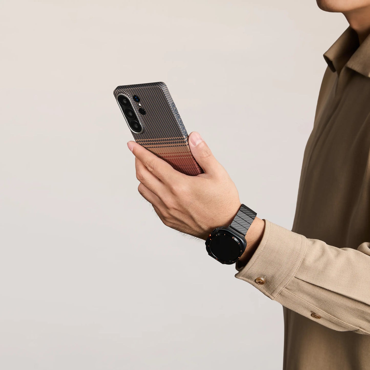 Pitaka Tactile Woven Case for Samsung S26 Ultra - Sunset