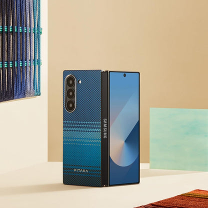 Pitaka Tactile Woven Case for Samsung Z Fold 6 - Moonrise