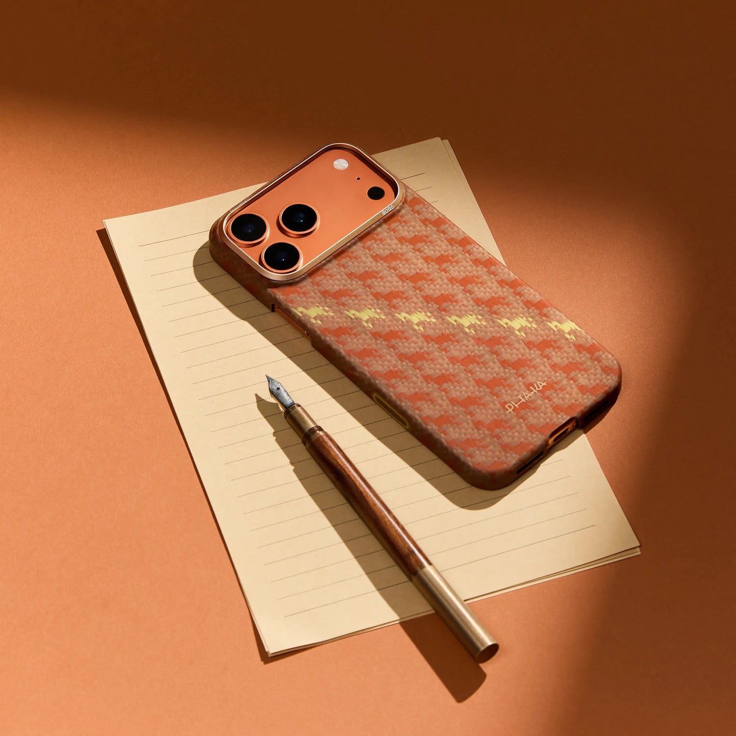 Pitaka Ultra-Slim Case With PitaTap Camera Control for iPhone 17 Series - Amber