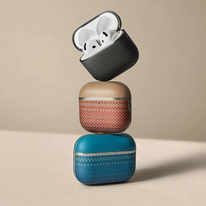 Pitaka Aramid Fiber Case for AirPods Pro 2 - Black/Gray