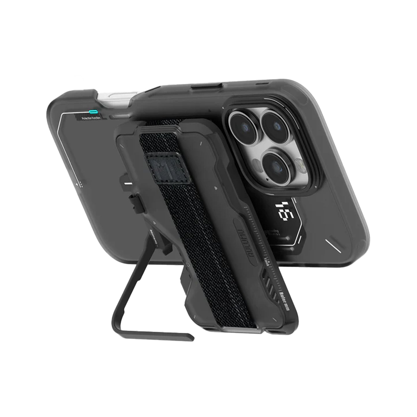 Aulumu G03 Multi-Tool Magnetic Metal Wallet Frosted Cover MagSafe