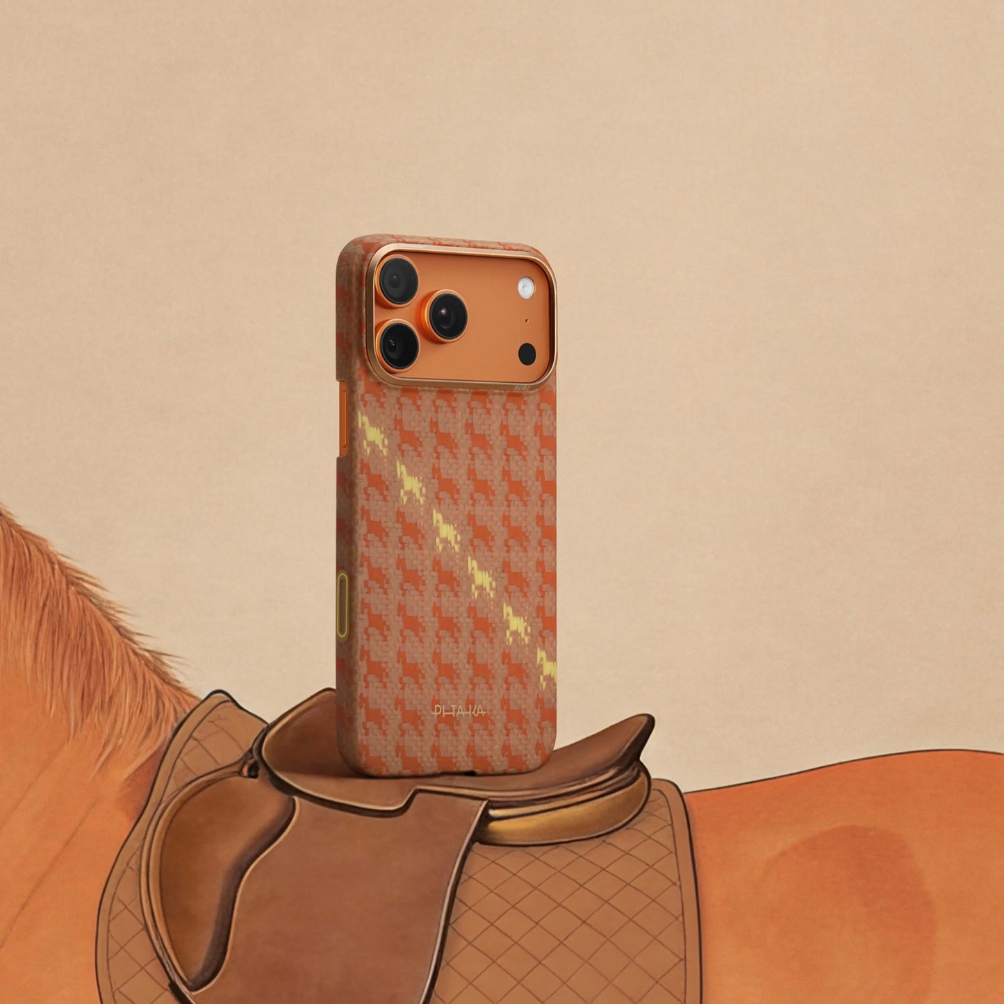 Pitaka Ultra-Slim Case With PitaTap Camera Control for iPhone 17 Series - Amber