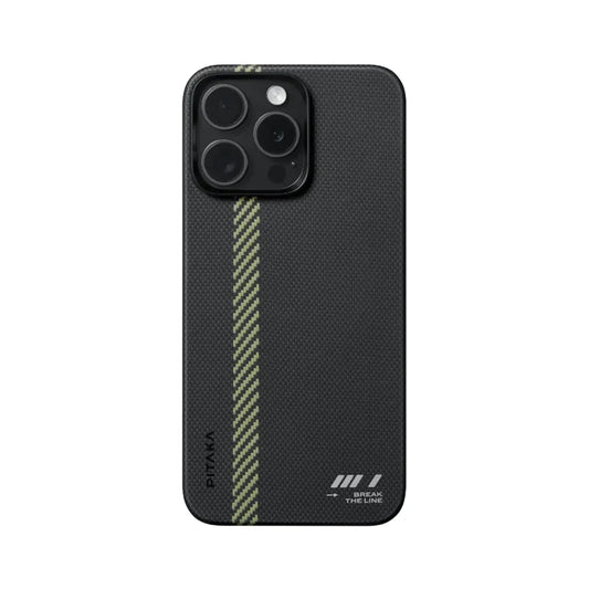 Pitaka Tactile Woven Case for iPhone 15 Series - Break The Line