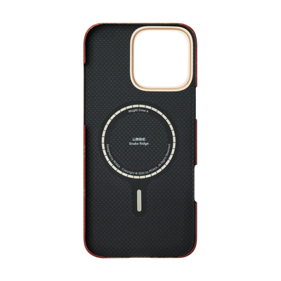 Pitaka  Snake Ridge Case for iPhone 16 Series - Red