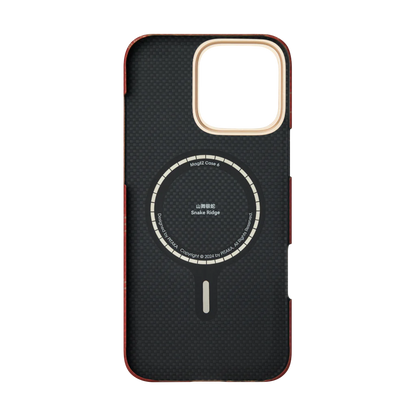 Pitaka  Snake Ridge Case for iPhone 16 Series - Red