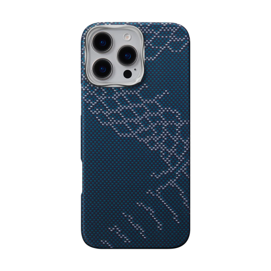 Pitaka  Snake Ridge Case for iPhone 16 Series -Blue