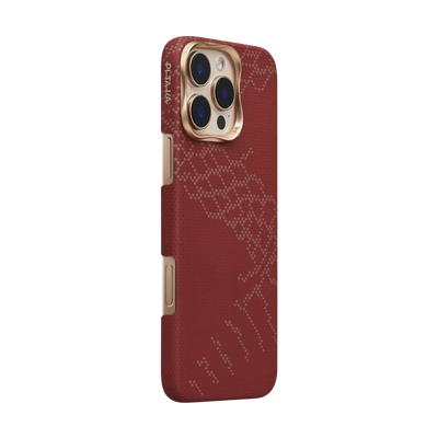 Pitaka  Snake Ridge Case for iPhone 16 Series - Red