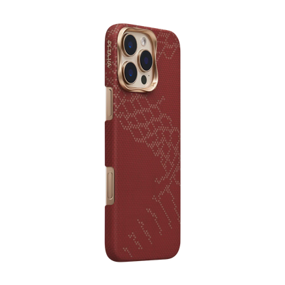 Pitaka  Snake Ridge Case for iPhone 16 Series - Red