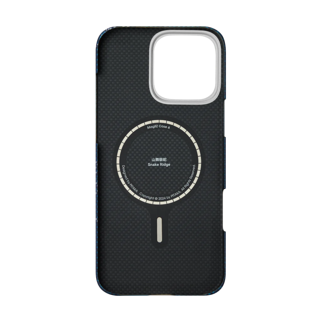 Pitaka  Snake Ridge Case for iPhone 16 Series -Blue