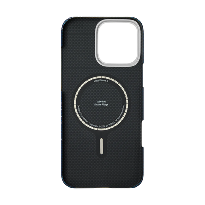 Pitaka  Snake Ridge Case for iPhone 16 Series -Blue