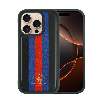 Santa Barbara Polo & Racquet Club Barton Series Case for iPhone 16 Series - Black/Blue